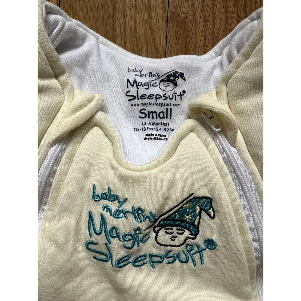HALO® Baby Merlin’s Magic Sleepsuit 100% Cotton  Wearable Blanket Sz S (3-6 Mos)